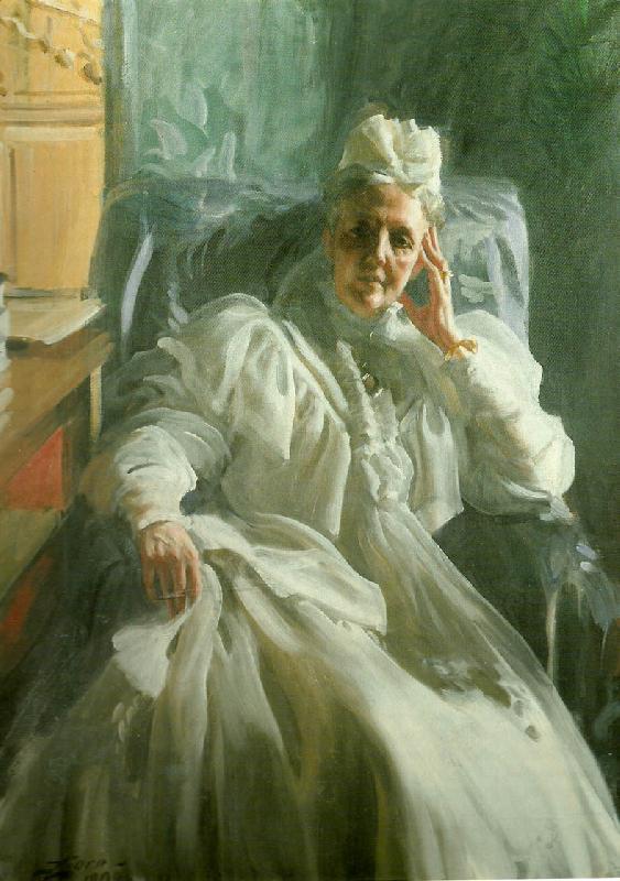 Anders Zorn drottning sophia oil painting image